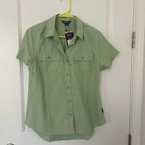 Eddie Bauer Short Sleeve Adventure Shirt -ladies size Small